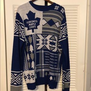 Toronto Maple Leafs Ugly Christmas Sweater - XL